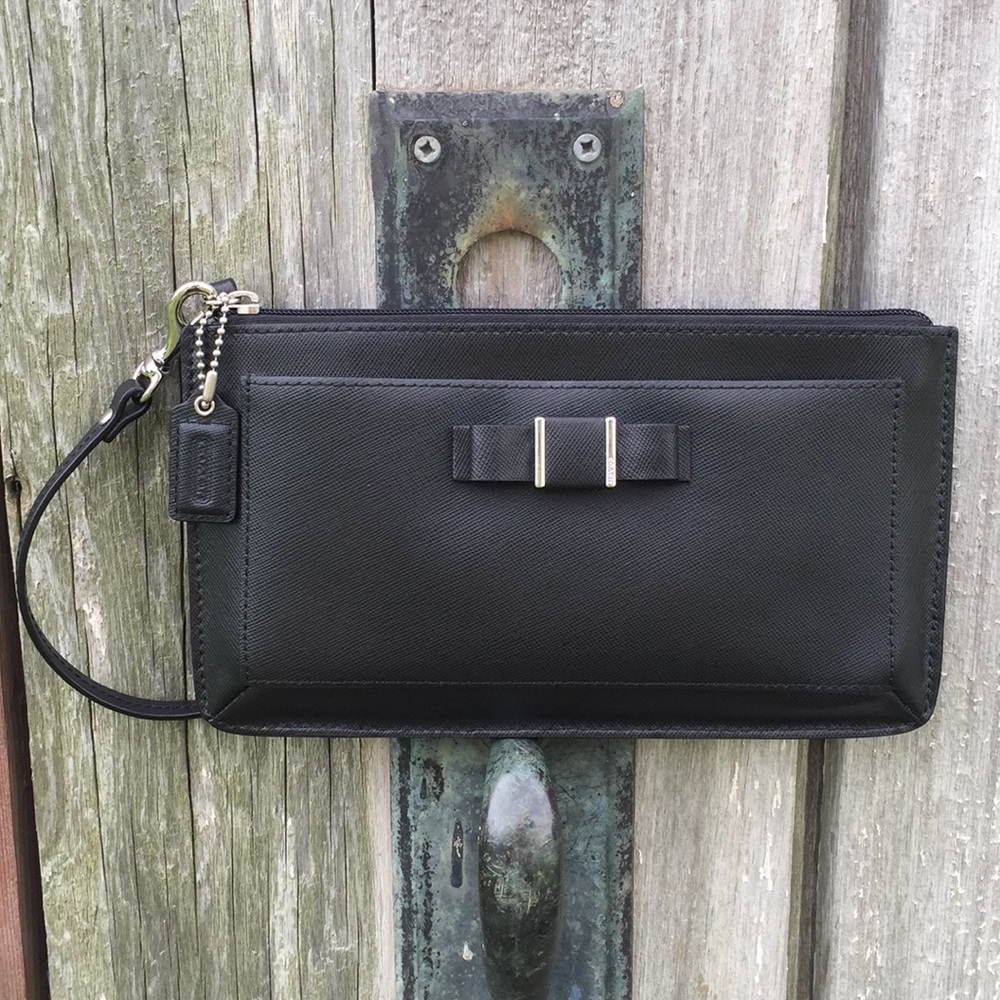 Coach Wristlet with Bow